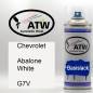 Preview: Chevrolet, Abalone White, G7V: 400ml Sprühdose, von ATW Autoteile West.